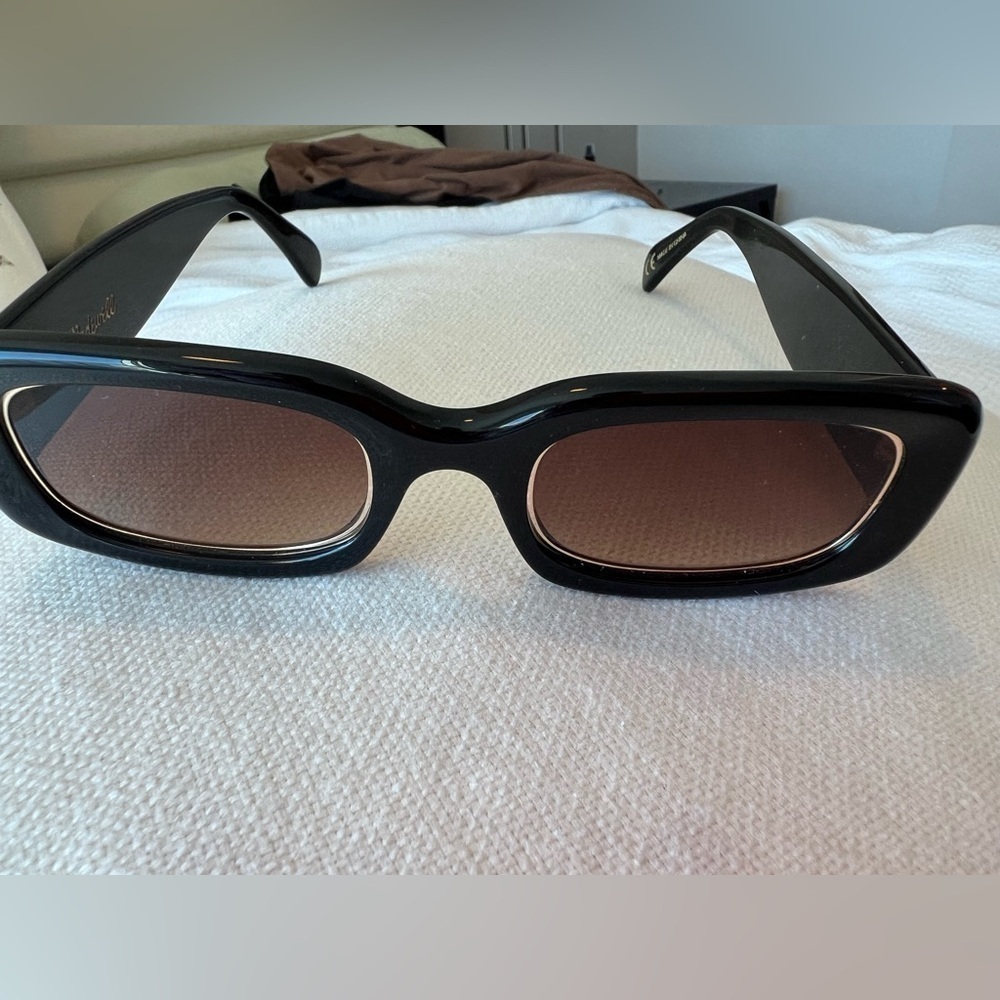 Madewell Baymont Square Sunglasses: Metal Accent Edition - Picture 8 of 13
